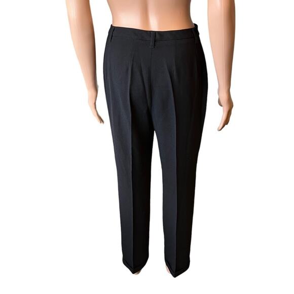 VTG Vertigo of Paris Womens Cuffed Crepe Dress Pants 10 Creased Quiet Luxury - Picture 3 of 5